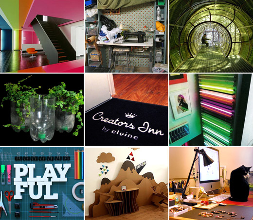 Different creative spaces